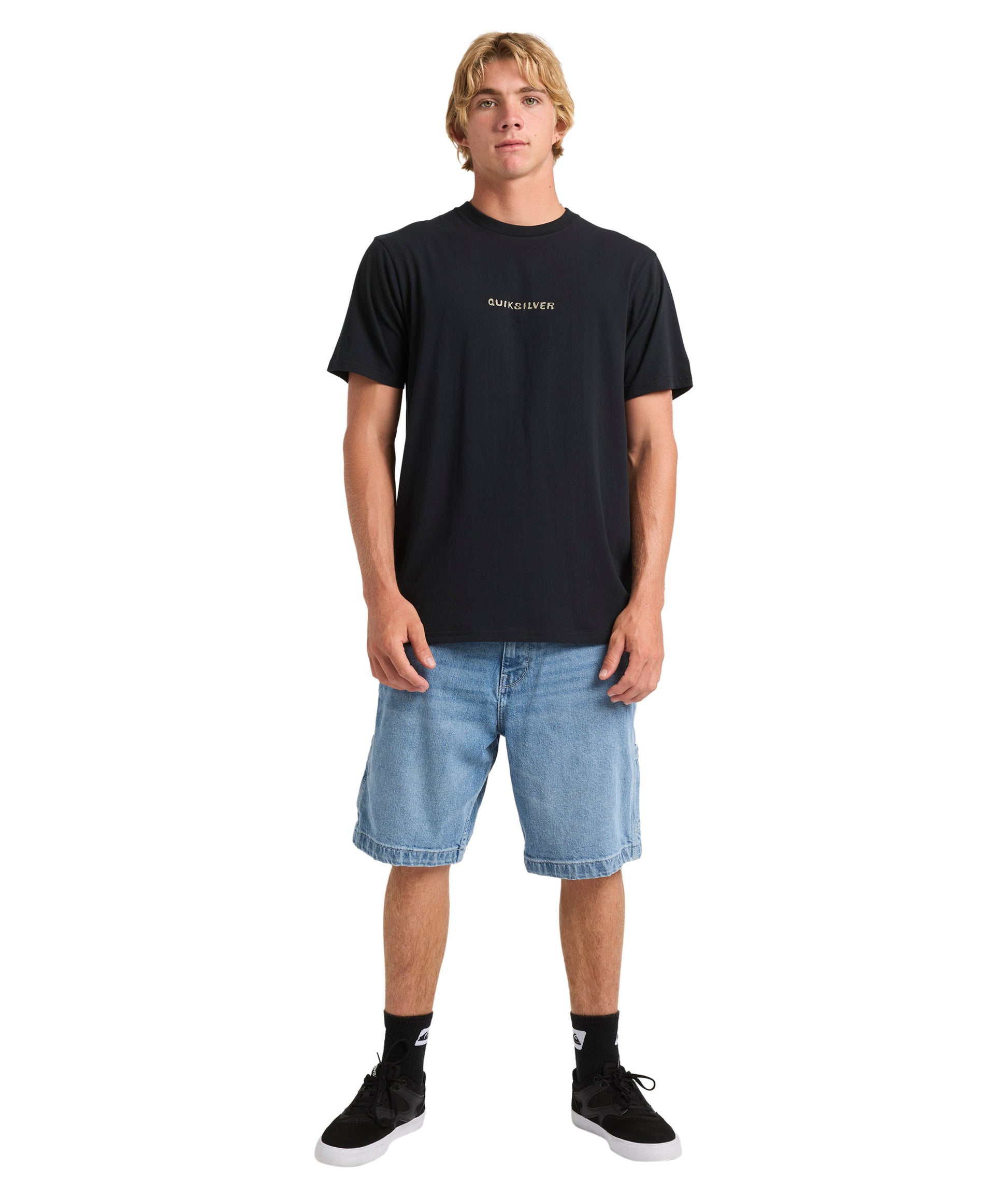 Quiksilver Base Connection Ss in BLACK