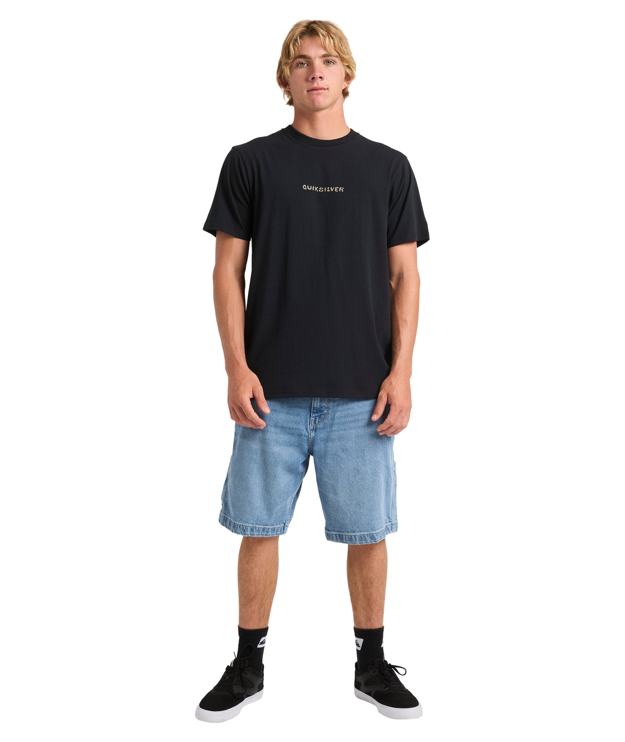 Quiksilver Base Connection Ss in BLACK