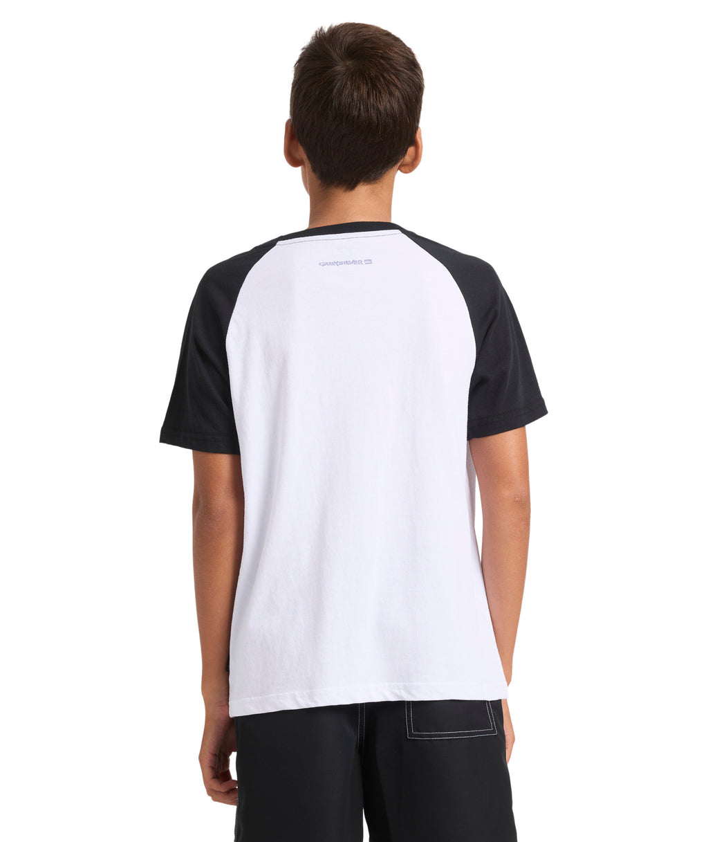 Quiksilver Next Gen Raglan Ss Yth in WHITE