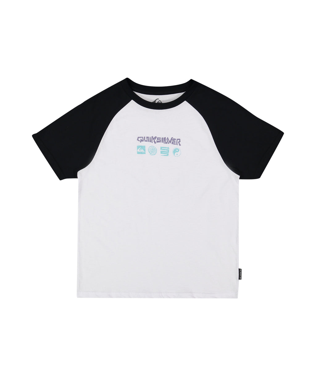 Quiksilver Next Gen Raglan Ss Yth in WHITE