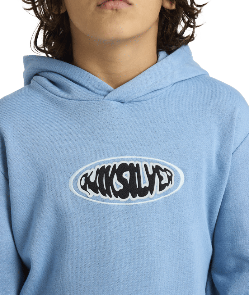 Quiksilver Quik Global Hoodie Yth in RIVIERA