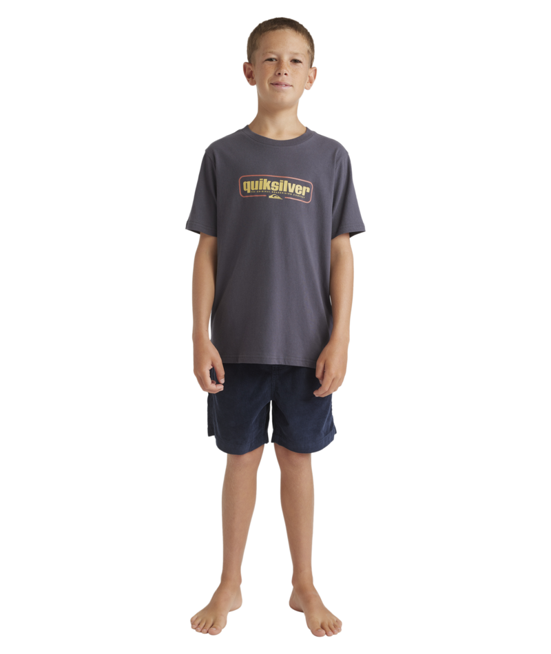 Quiksilver Retro Box Ss Yth in INDIA INK