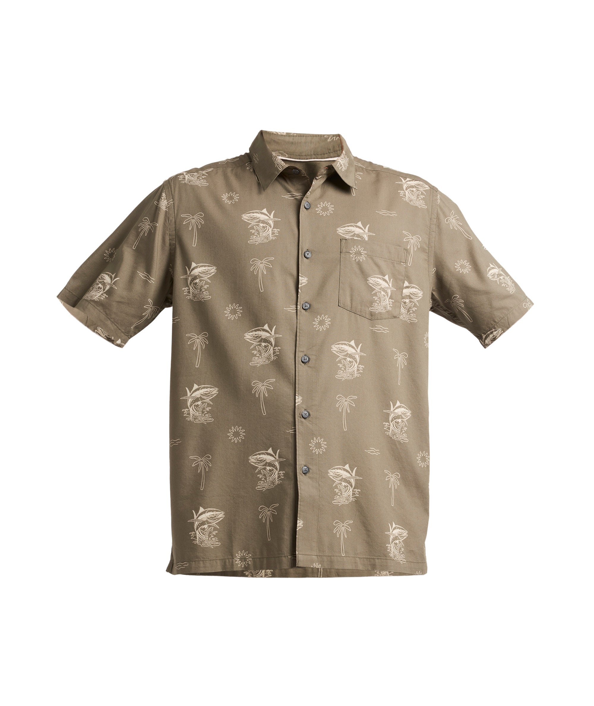Quiksilver Atoll Ss Shirt in OLIVE