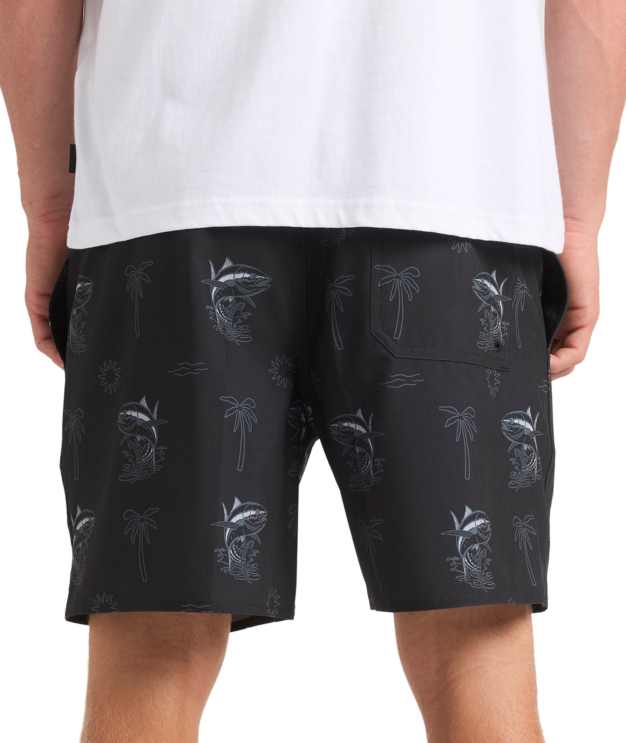 Quiksilver Atoll Volley 18 in BLACK