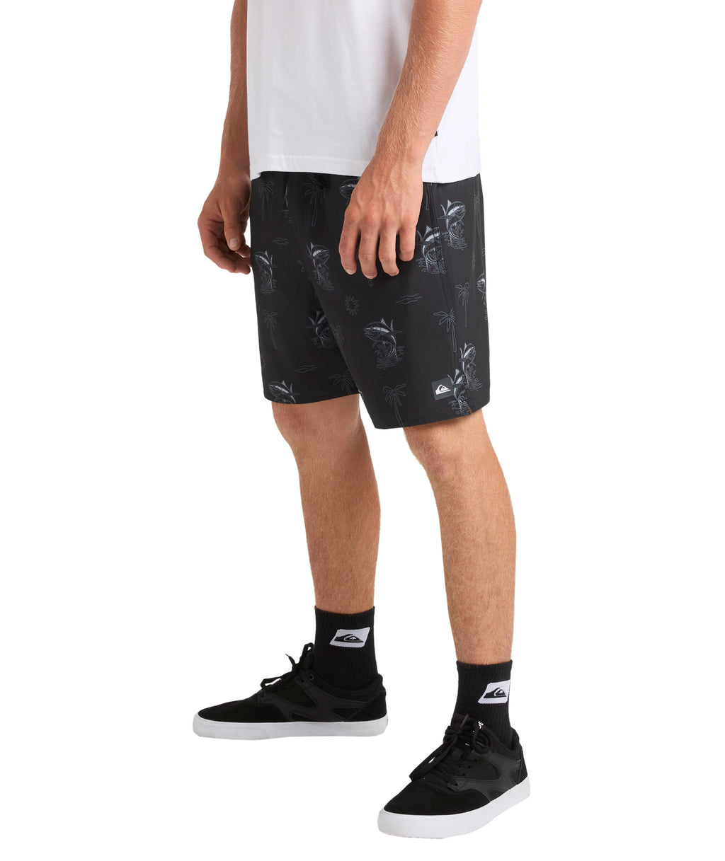 Quiksilver Atoll Volley 18 in BLACK