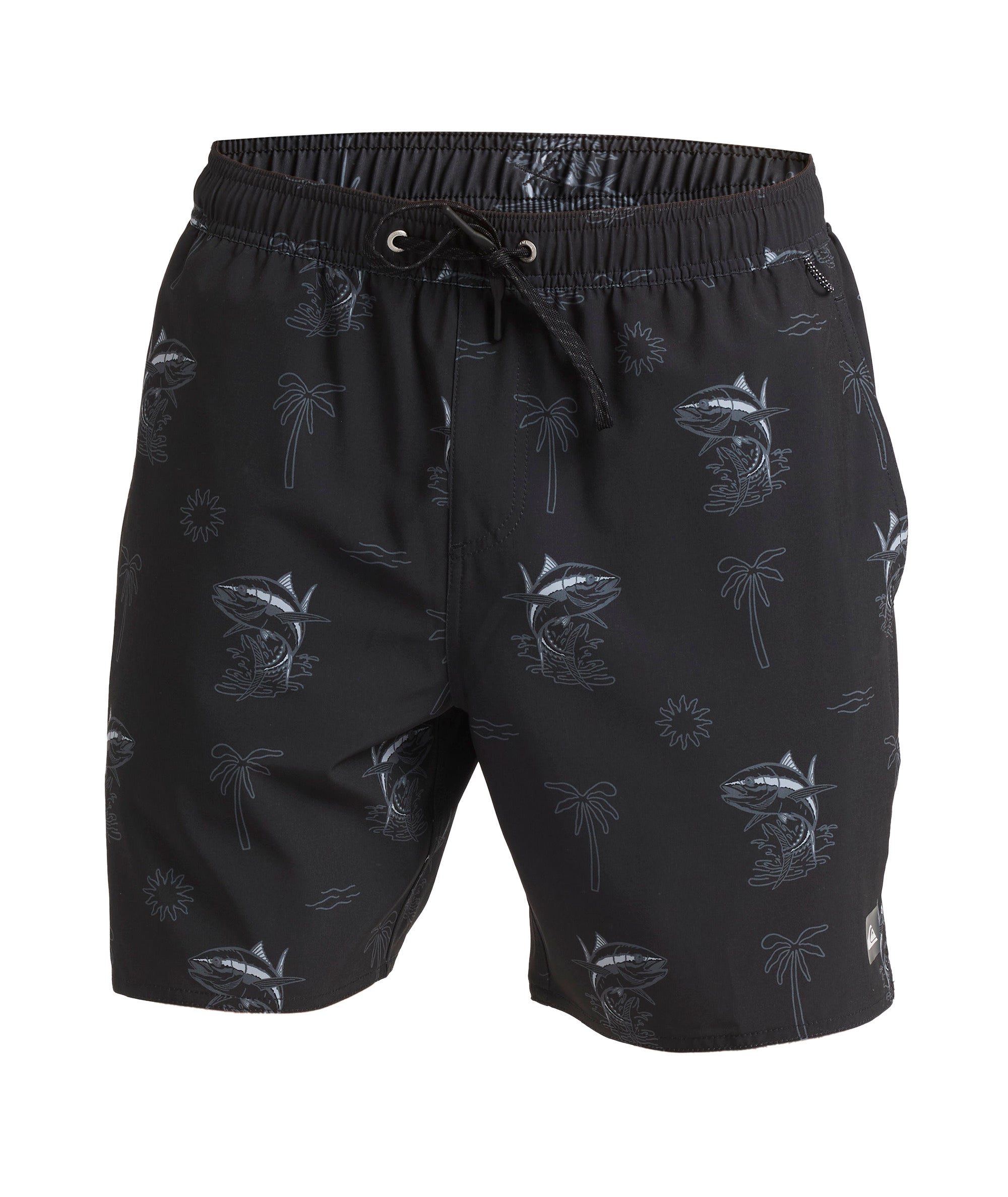Quiksilver Atoll Volley 18 in BLACK