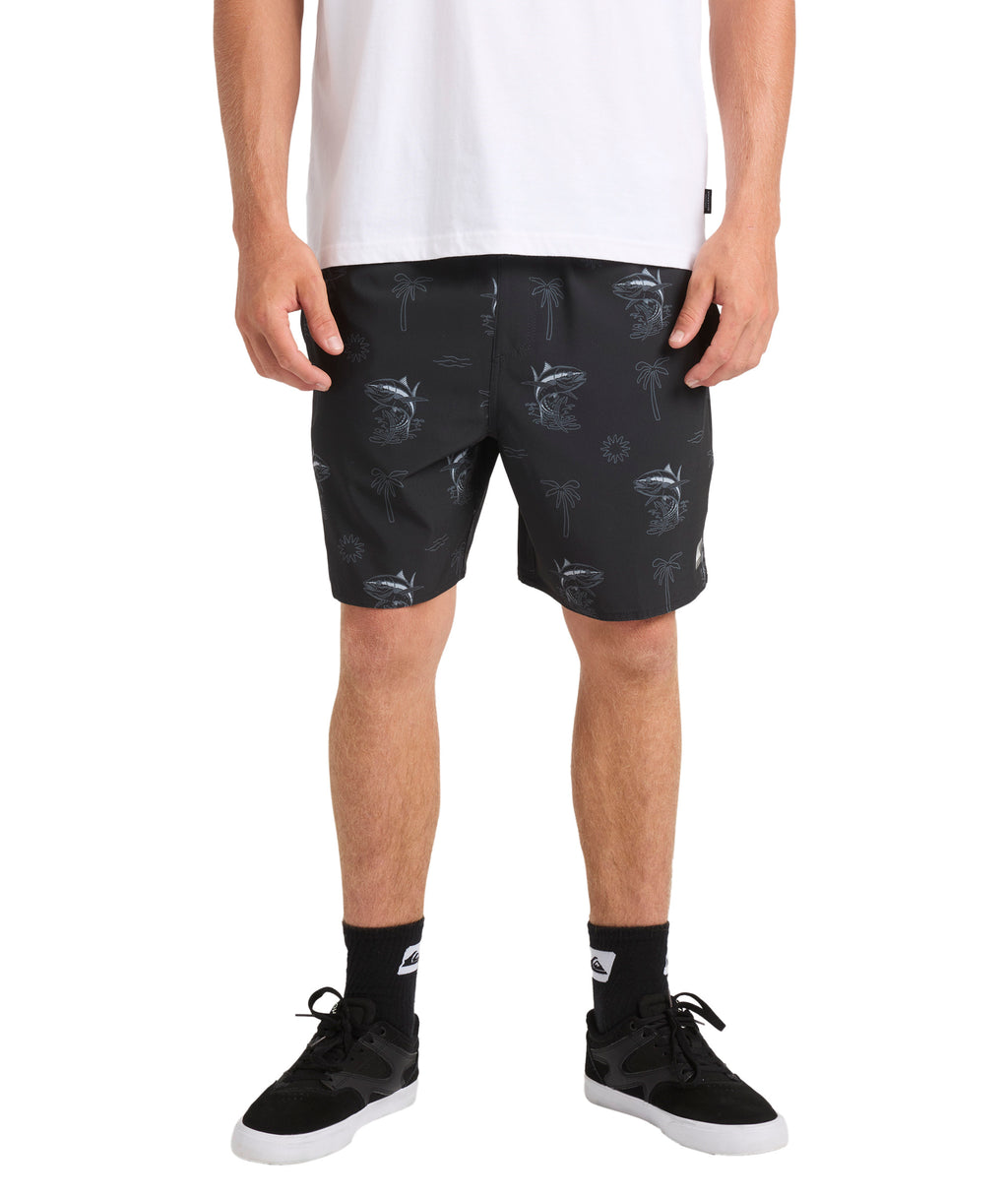 Quiksilver Atoll Volley 18 in BLACK