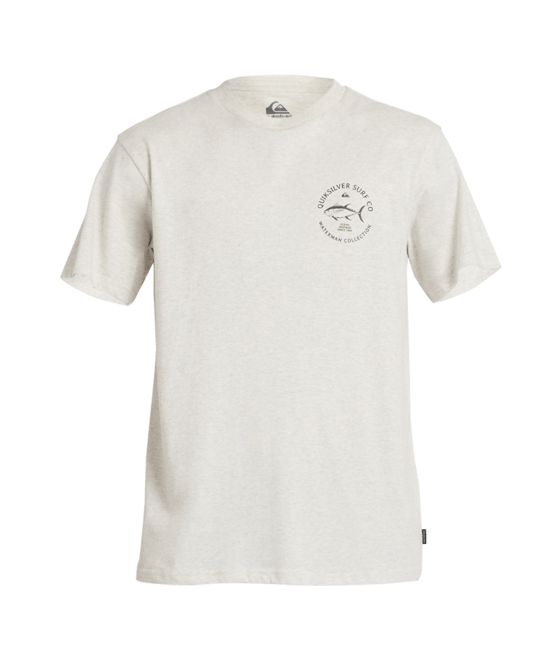 Quiksilver Drag Ss in LIGHT GREY HEATHER