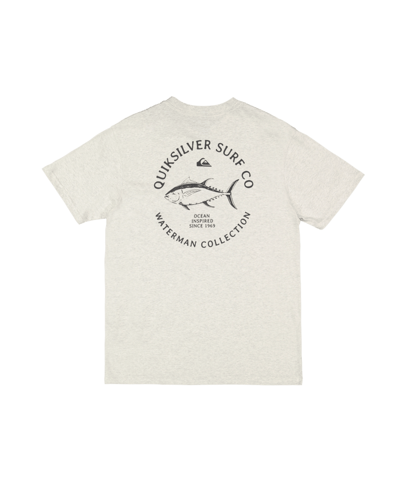 Quiksilver Drag Ss in LIGHT GREY HEATHER