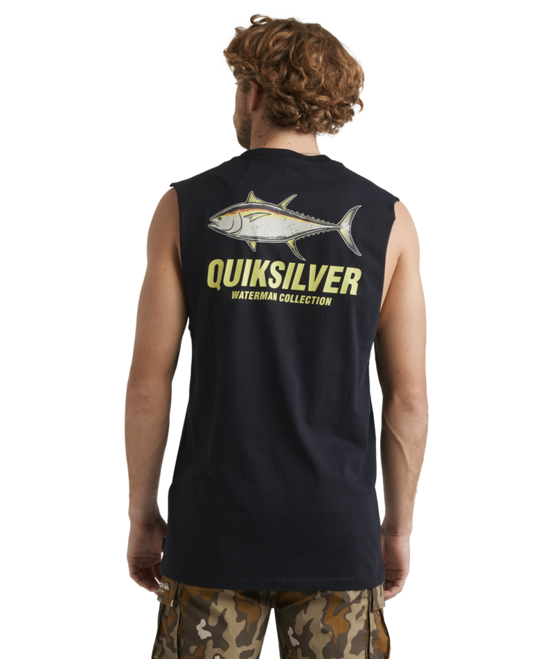 Quiksilver Slack Tide Muscle in BLACK