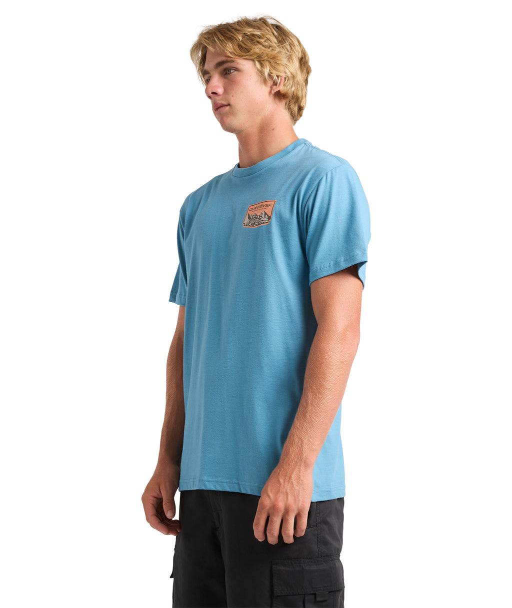 Quiksilver Ground Swells Ss in AIRFORCE BLUE