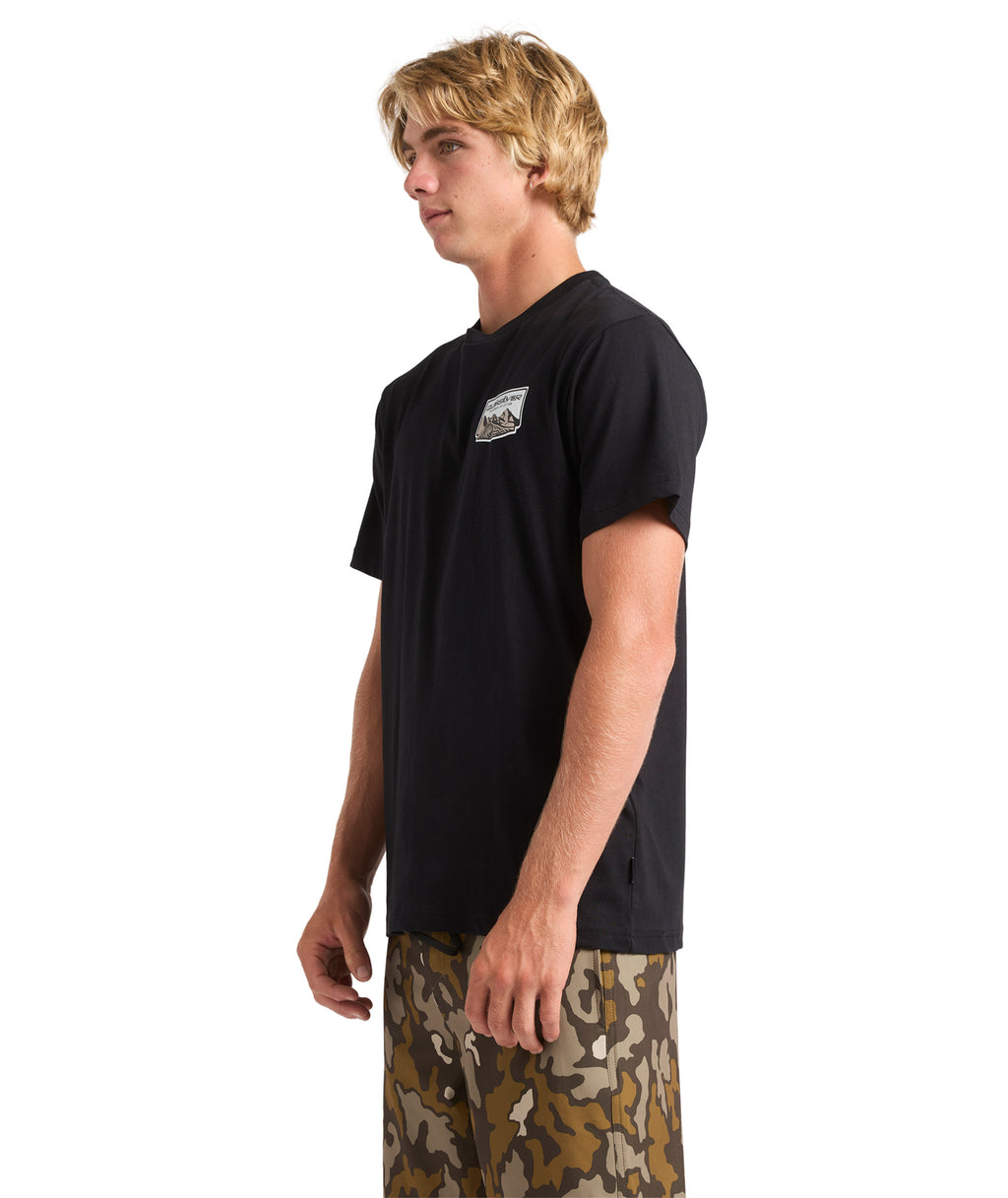 Quiksilver Ground Swells Ss in BLACK