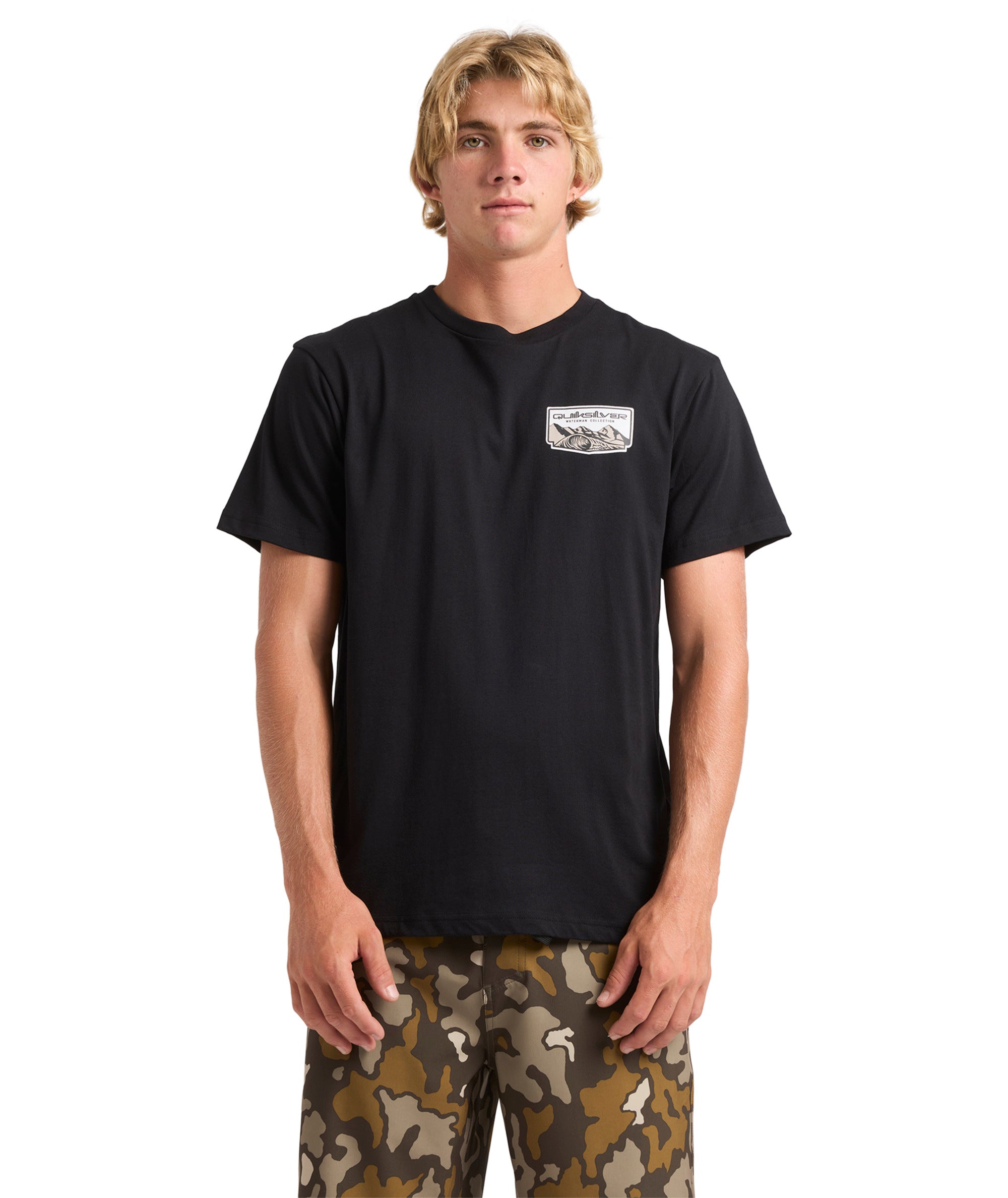 Quiksilver Ground Swells Ss in BLACK