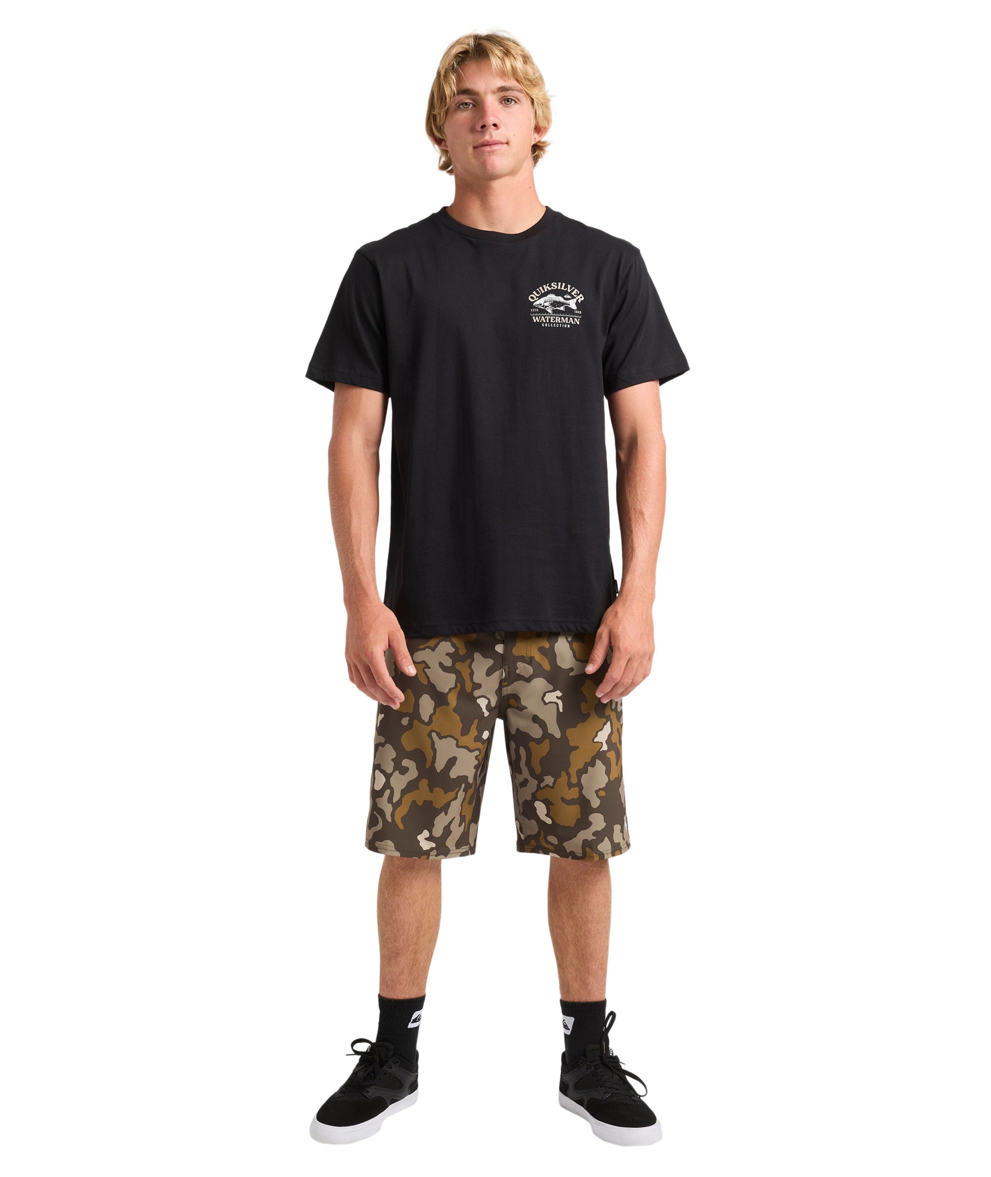 Quiksilver Bayside Ss in BLACK