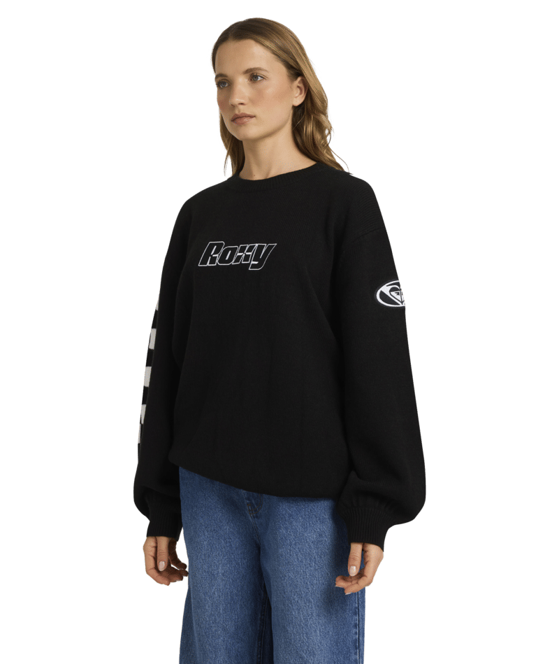Roxy Surf90 Sweater in BLACK