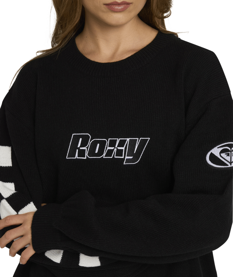 Roxy Surf90 Sweater in BLACK