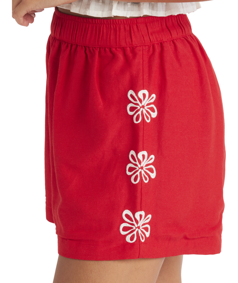 Roxy Chase Short in RIO RED