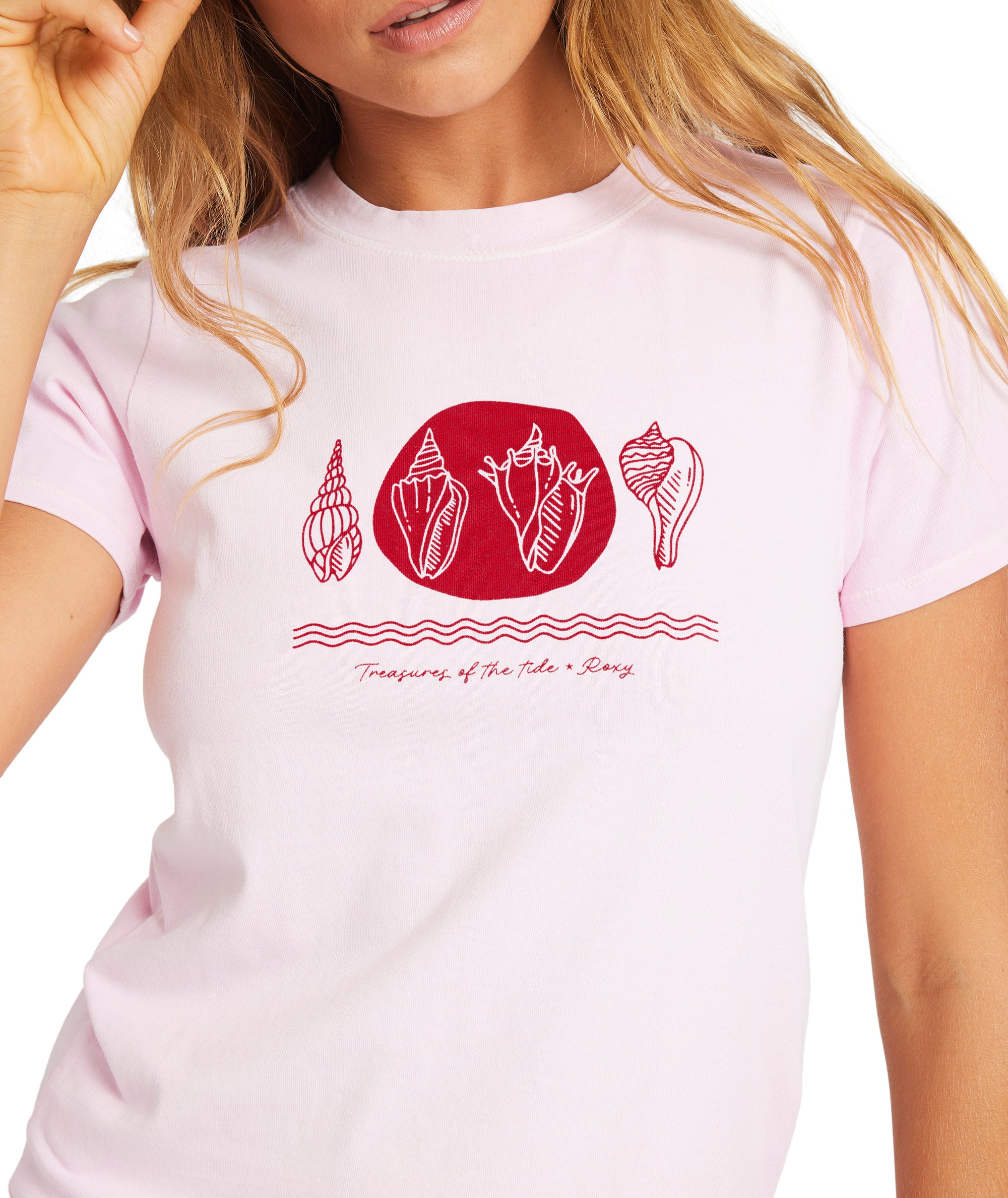 Roxy Costa Mini Tee in PETAL PINK