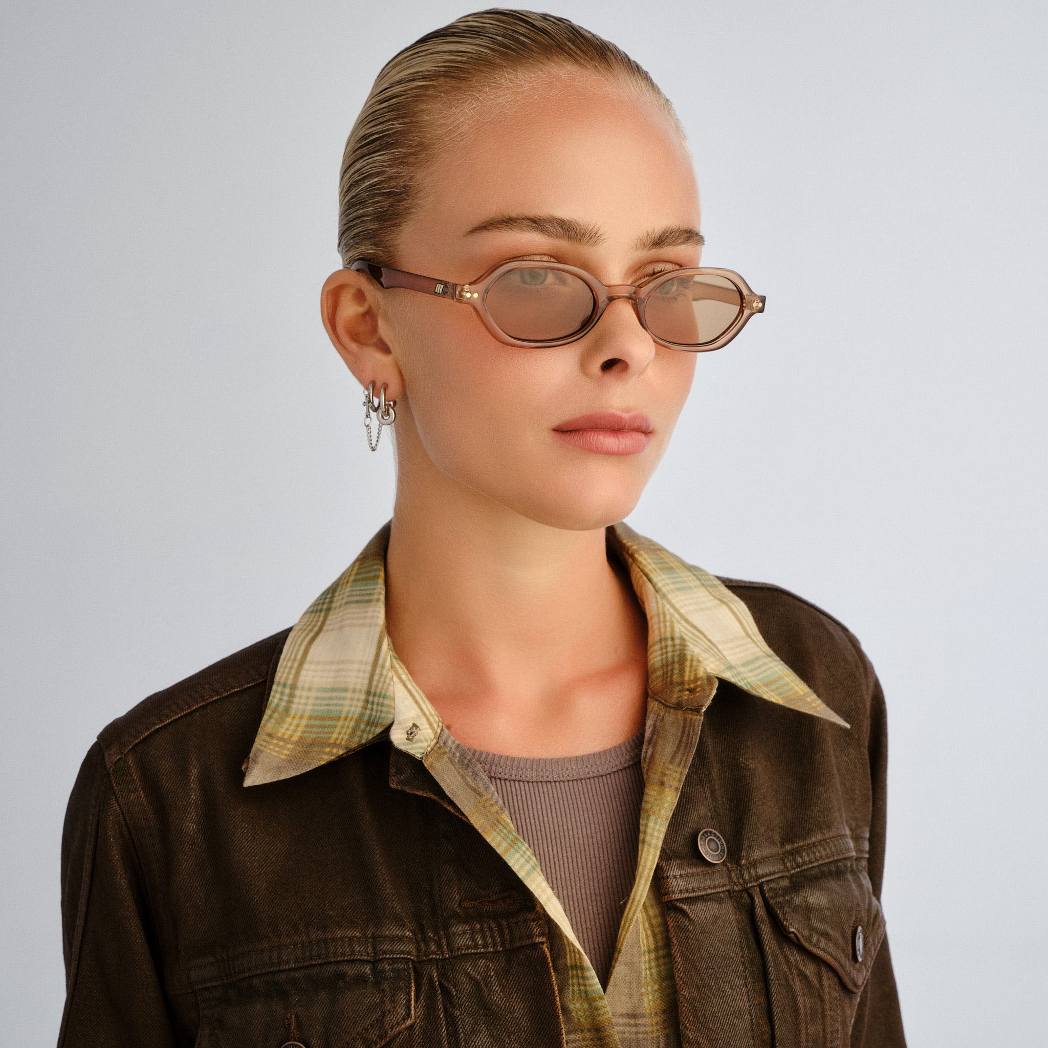 Le Specs FOUNDRY + WHISKEY in LIGHT BROWN MONO