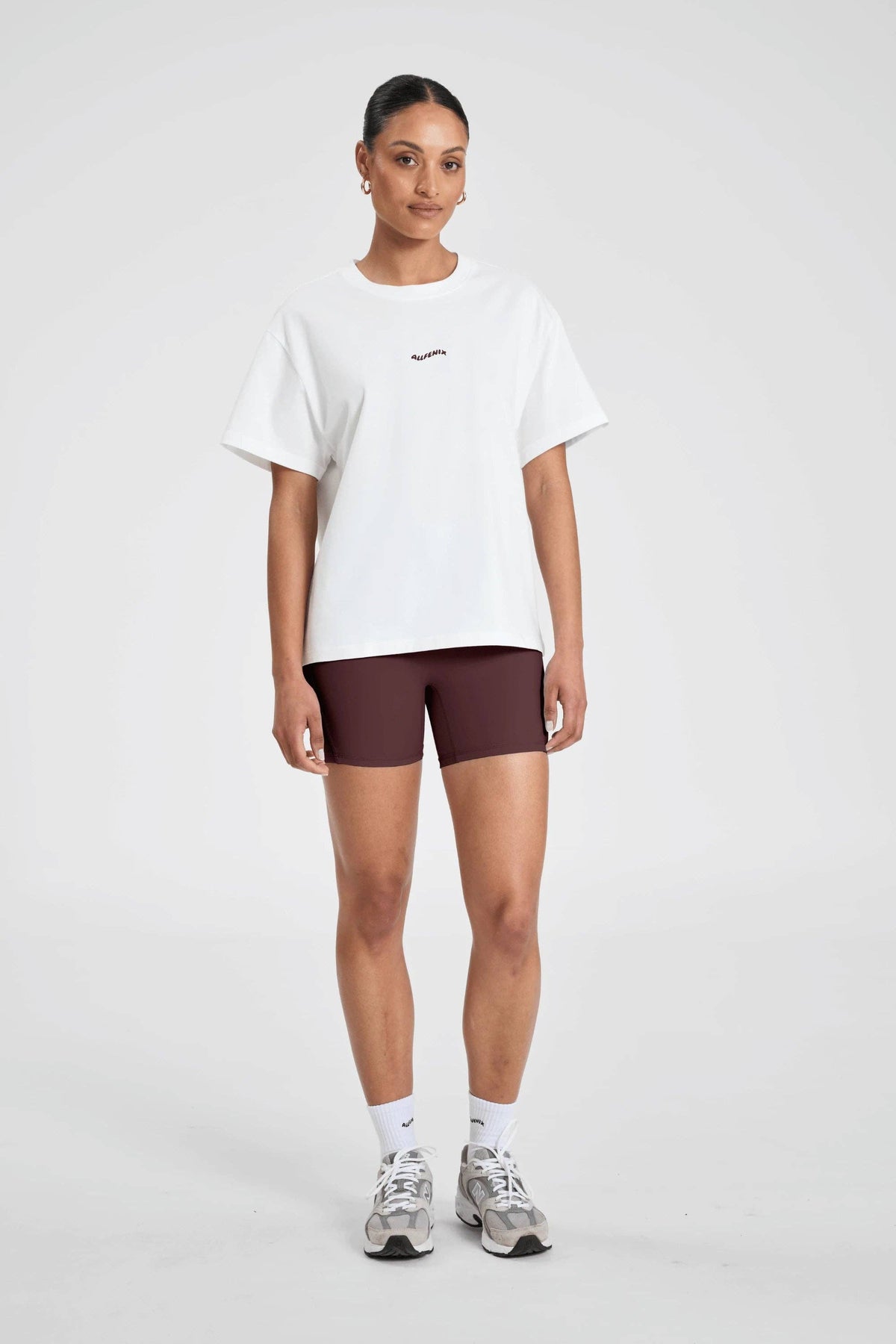 All Fenix Probably At Pilates Tee in Chocolate