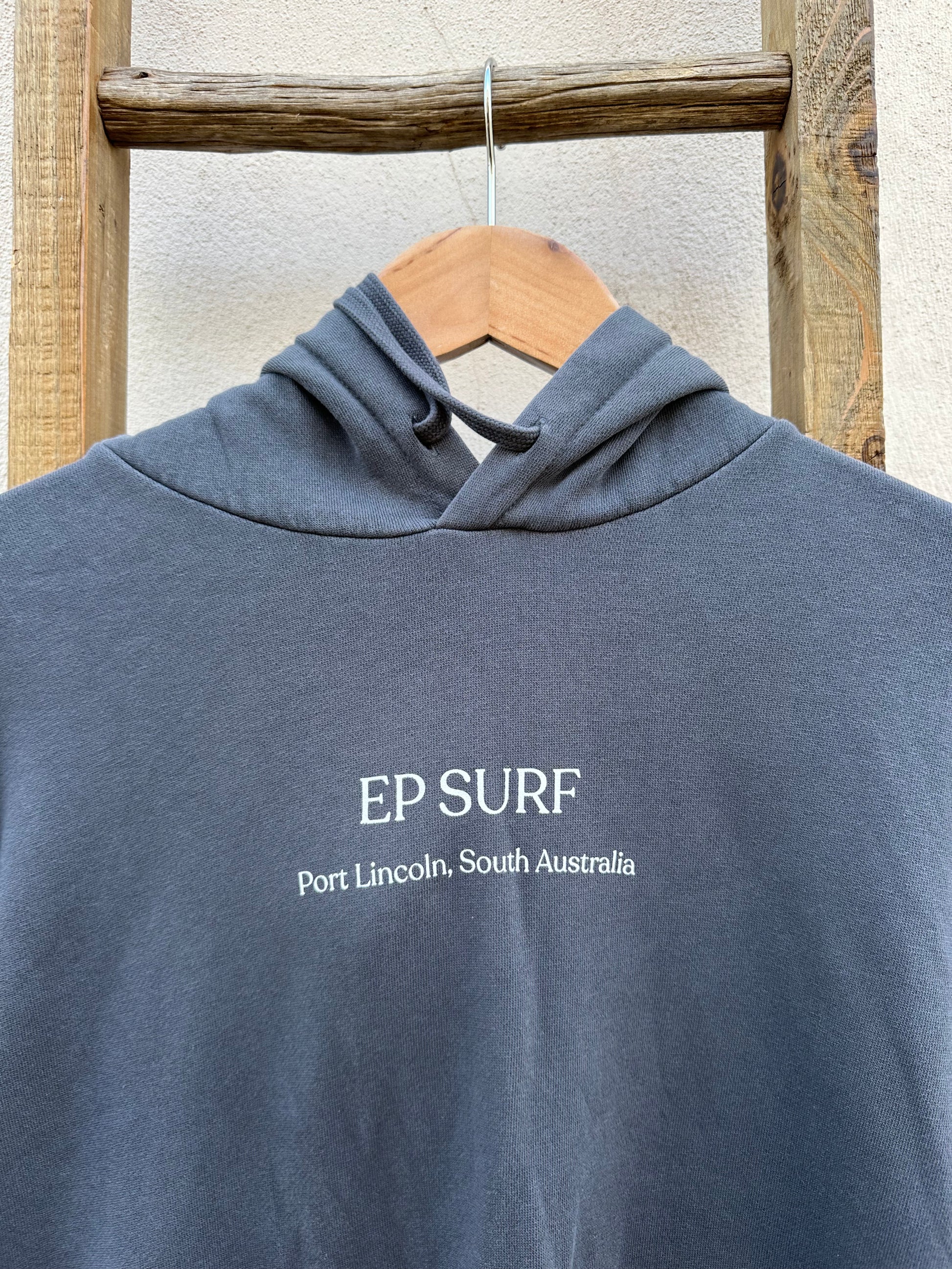 EP SURF Mens Signs Hoody Washed Black