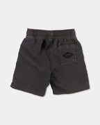 Billabong Boys 2-7 All Day Overdyed Layback 17" Boardshorts in Washed Black