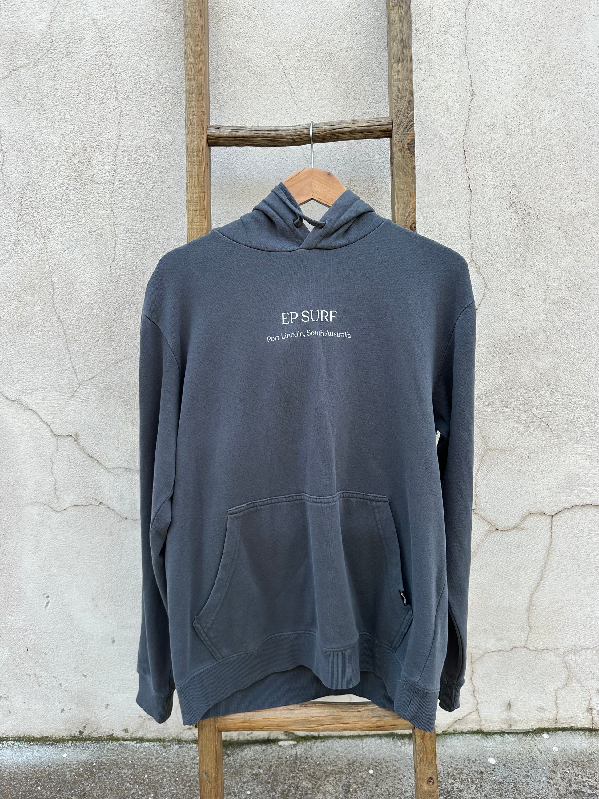 EP SURF Mens Signs Hoody Washed Black