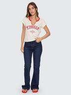 Thrills Co High Noon Slash Tee - Heritage White in Heritage White