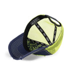 Von Dutch Twill Trucker Snapback Navy-Lime in Navy-lime