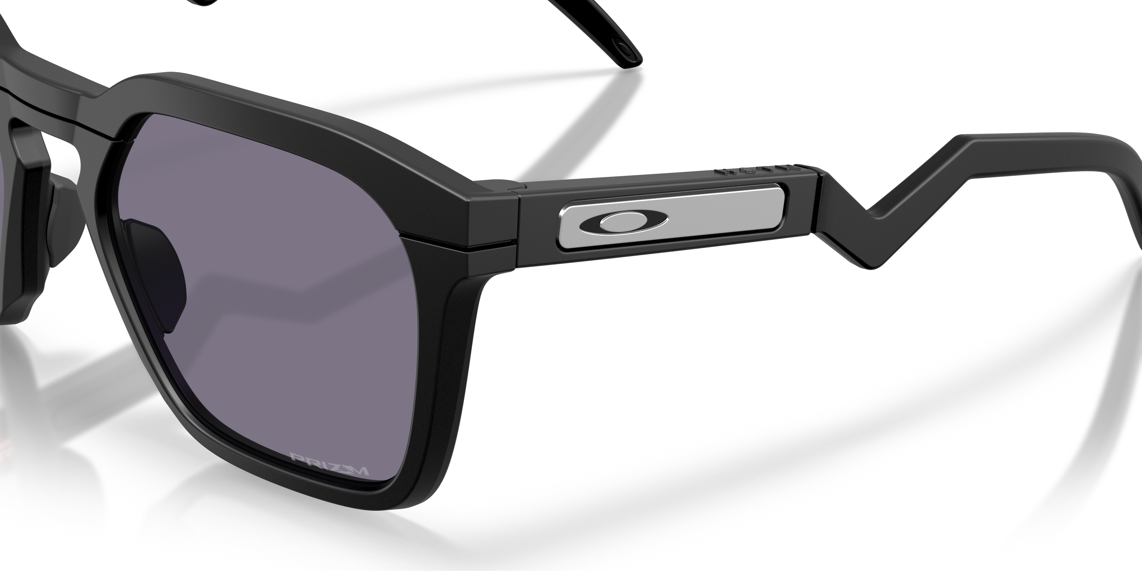 Oakley HSTN SQ MATTE BLACK PRIZM GREY in Matte Black