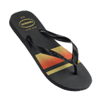 Havaianas Top Basic Black/Black/Yellow in Black/Yellow