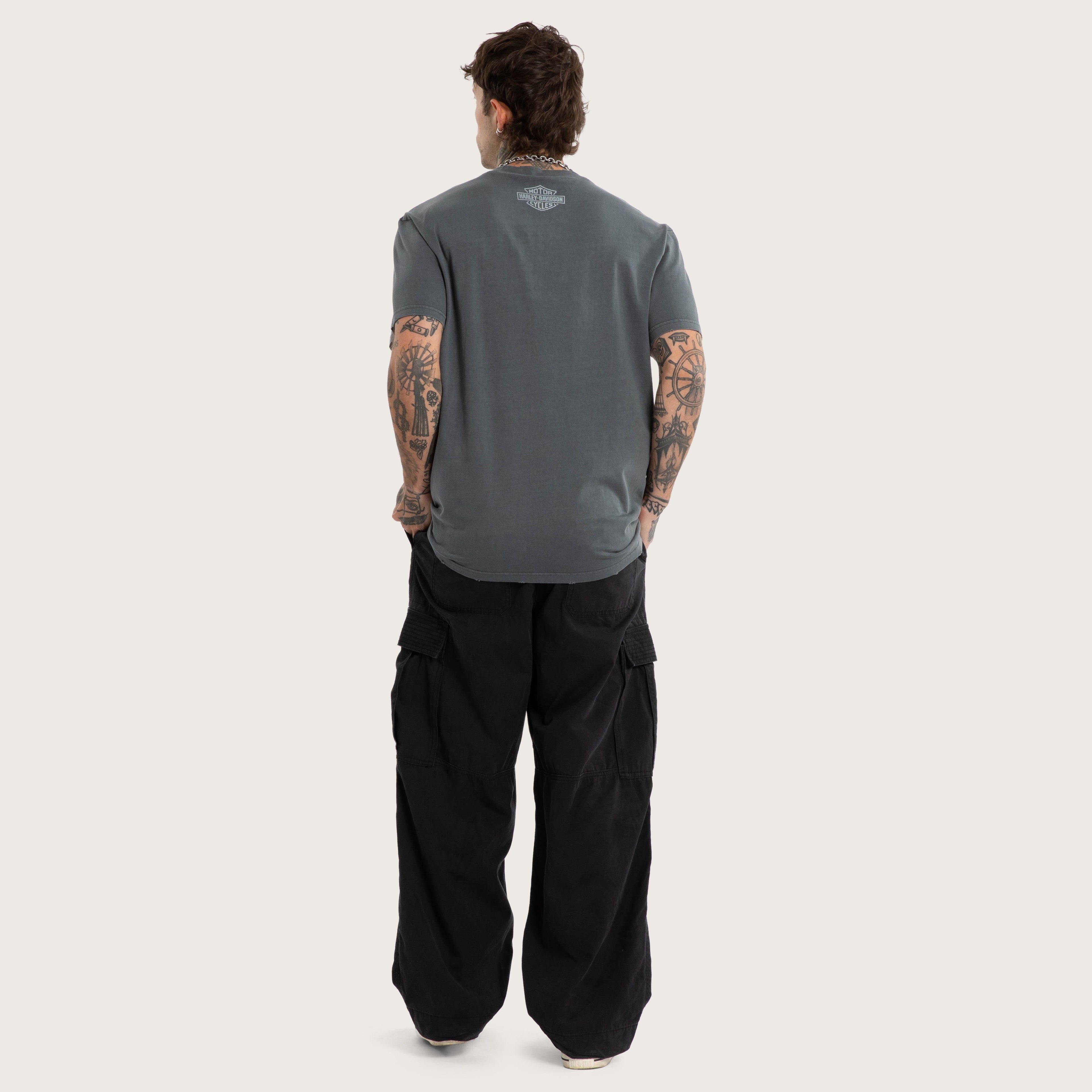 Kiss Chacey Downshift Relaxed Tee in Pigment Turbulence