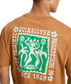 Quiksilver Mens Serenity Splash T-Shirt in Tobacco Brown