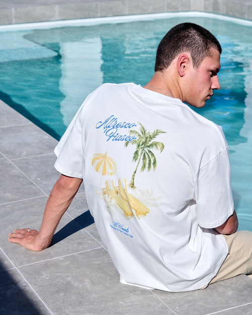 B. Cools fiasco t-shirt white in Single