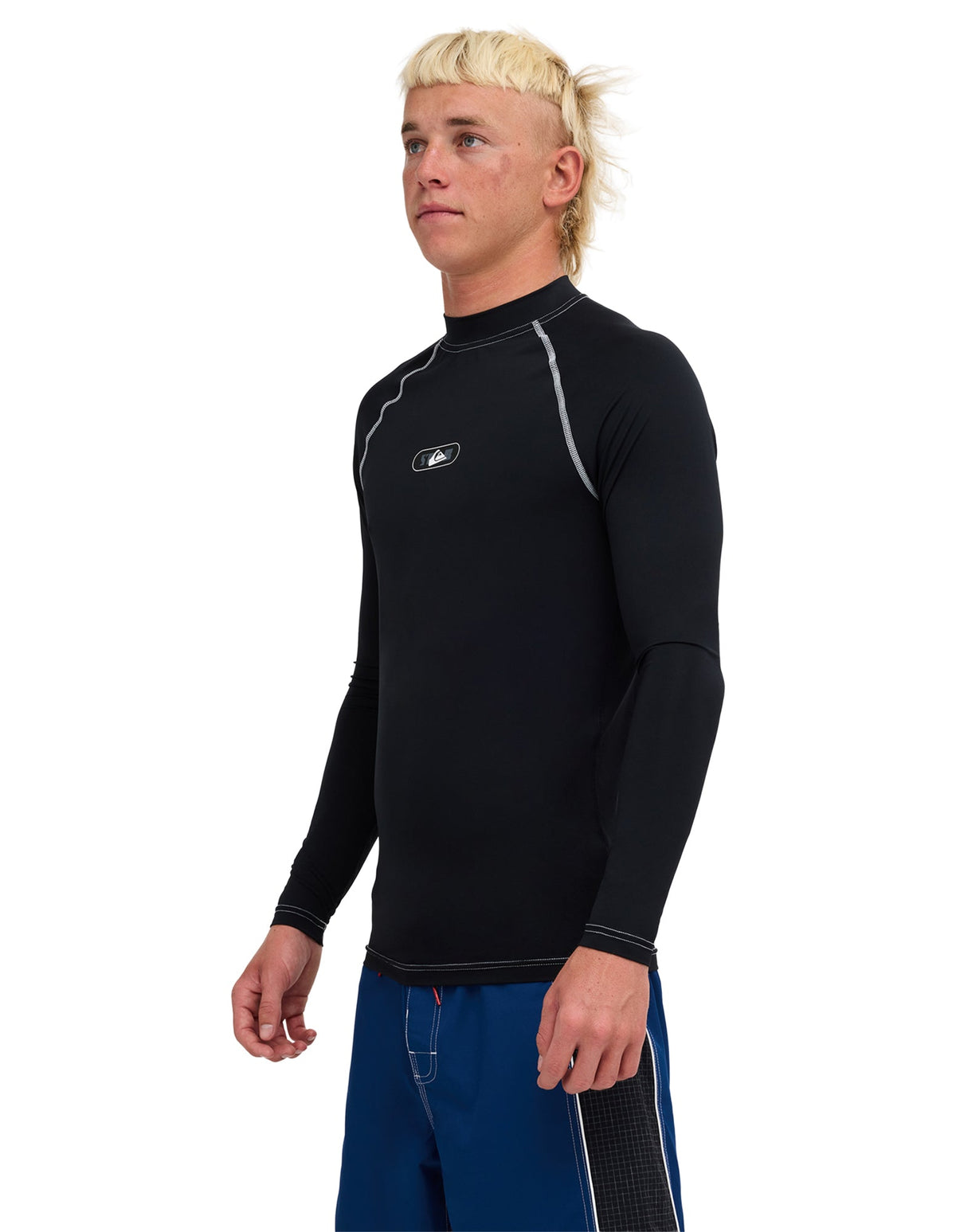 Quiksilver Stab Ls Rashie in Black