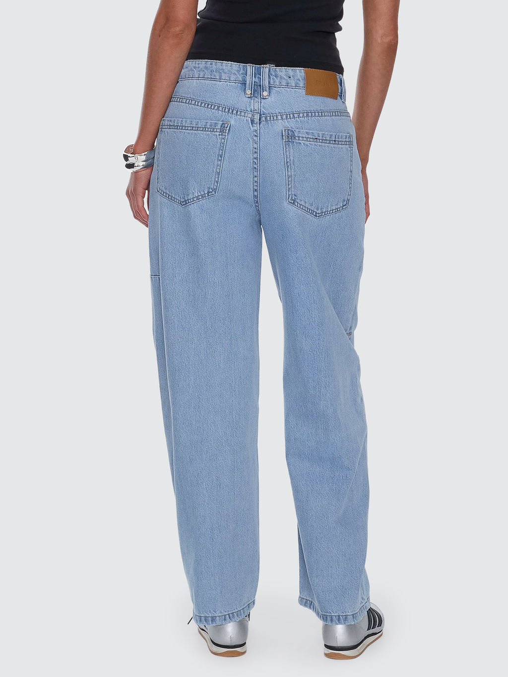Thrills Co Tony Slouch Low Rise Big Baggy Jean - Ageless Blue in Ageless Blue