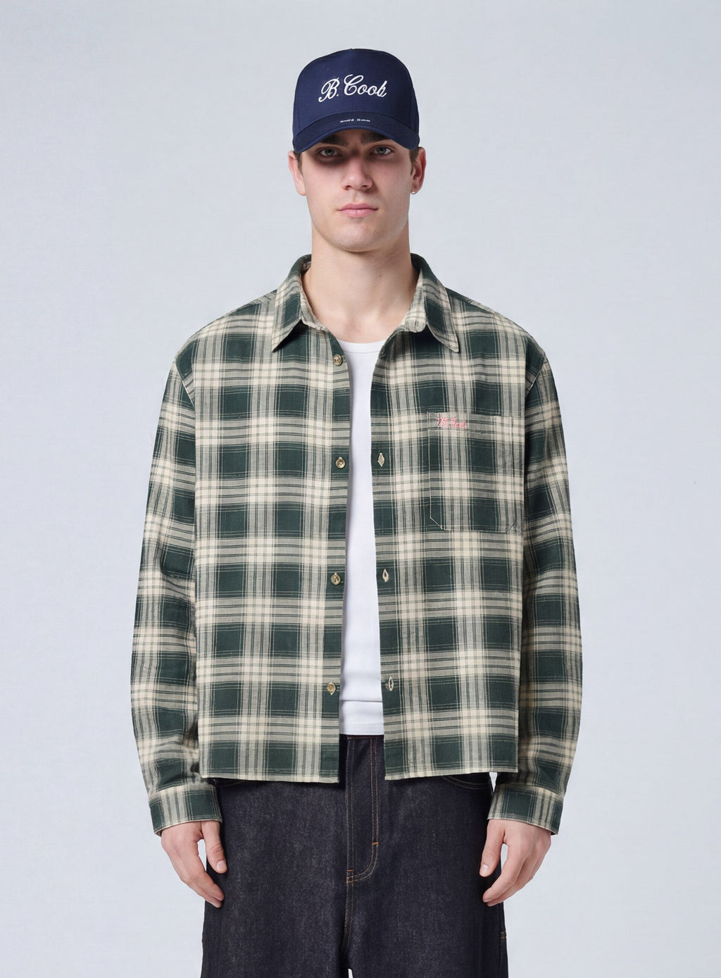 Barney Cools Chatlet Crop Shirt Plaid in Single