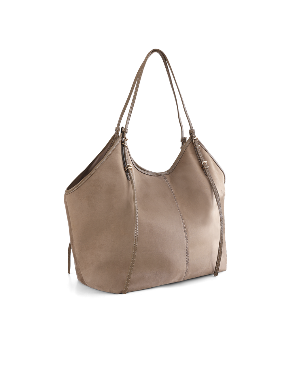 Billini CASSANDRA SHOULDER BAG in FOSSIL SUEDE