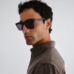 Le Specs FAIR GAME MATTE BLACK in SMOKE  MONO