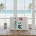 Trevena & Co Surfer Girl Sticker Sheet in Single