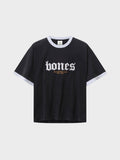 Billy Bones Club Bones Classic Ringer Tee - Vintage Black/ White in Single
