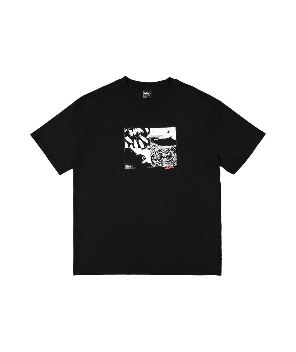 Quiksilver Mens Mercury Montage T-Shirt in Black