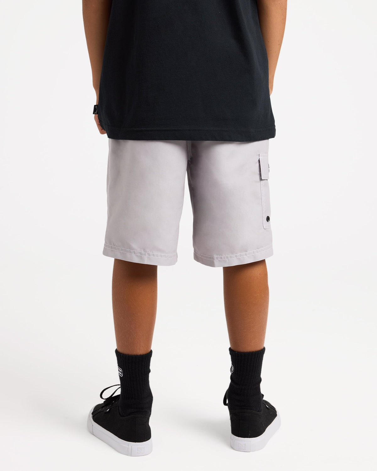 Billabong Boys 8-16 Throw On 19" Boardshorts in ASH