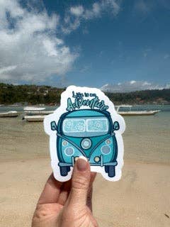 Choose Adventure Kombi Van Vinyl Sticker