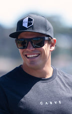 Carve VOLLEY XL - Matt translucent Brick, Green polarized in Single
