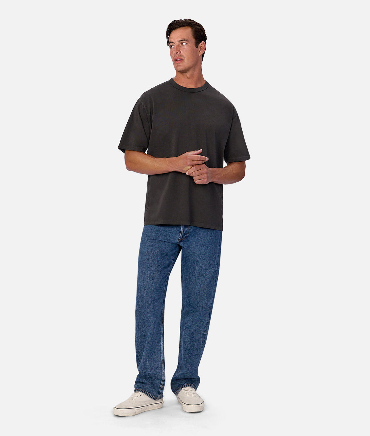 Industrie The Del Sur Tee - PD Black in PD BLACK