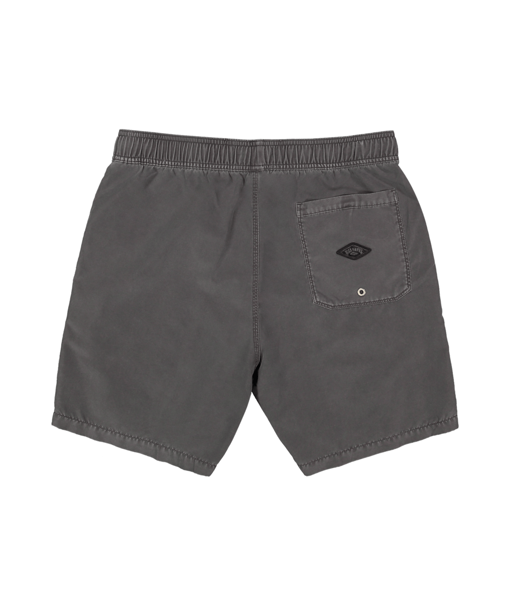 Billabong Mens All Day Overdye Layback 17" Boardshorts in Black