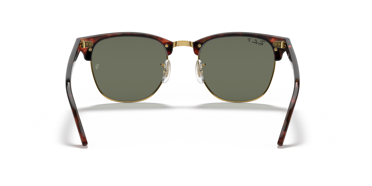 Ray-Ban® CLUBMASTER RED HAVANA G-15 GRE in Tortoise On Gold
