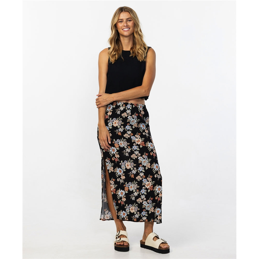 O'Neill Bellamy Bali Floral Midi in BLK BLACK