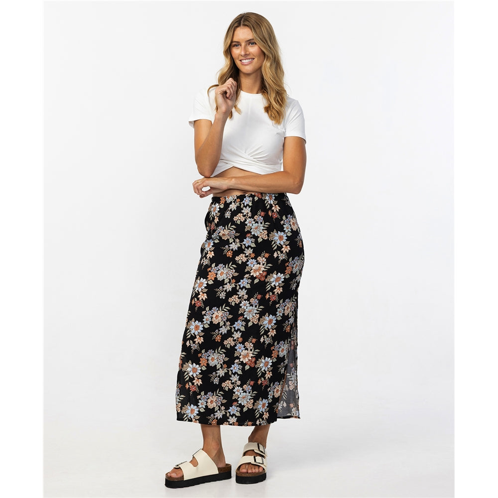 O'Neill Bellamy Bali Floral Midi in BLK BLACK